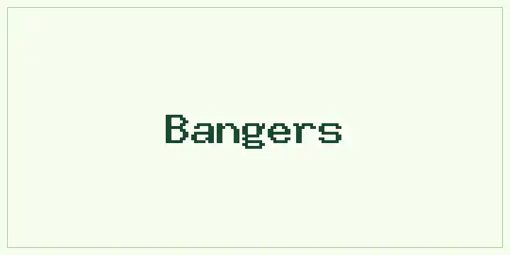 Bangers font mockup