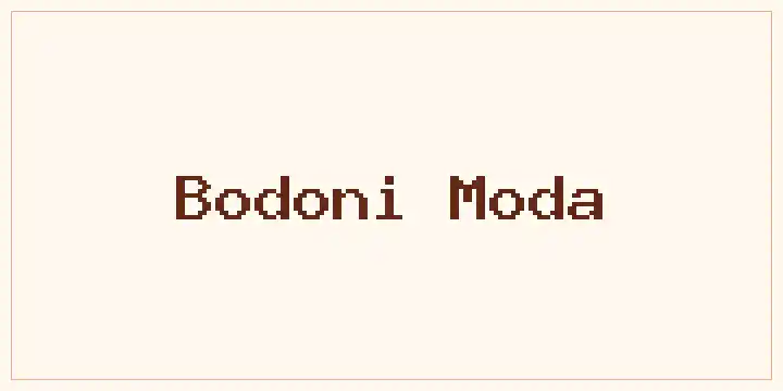 Bodoni Moda font mockup