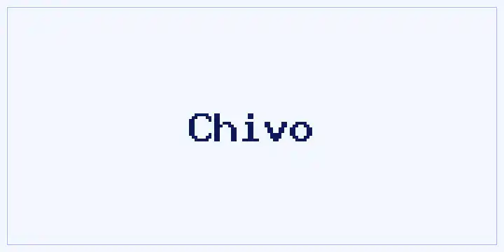Chivo font mockup