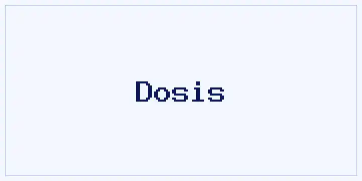 Dosis font mockup