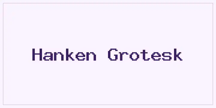 Hanken Grotesk font mockup
