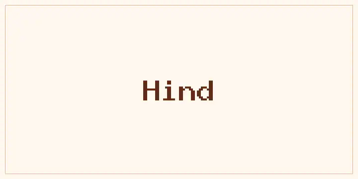 Hind font mockup