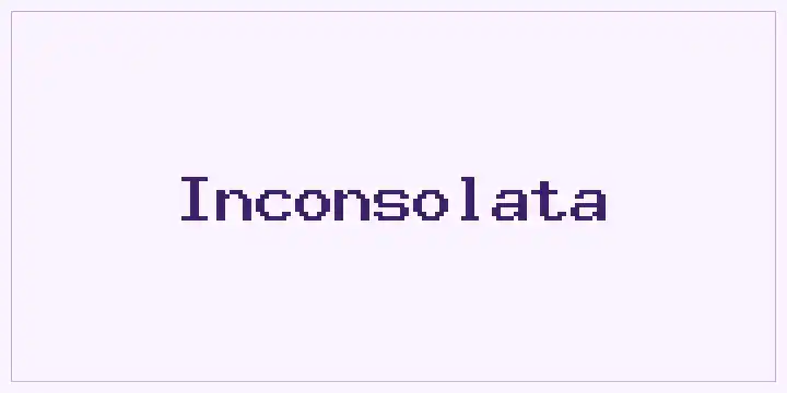 Inconsolata font mockup