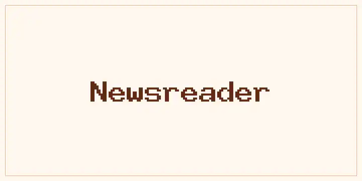 Newsreader font mockup