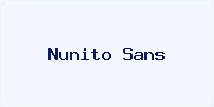 Nunito Sans font mockup