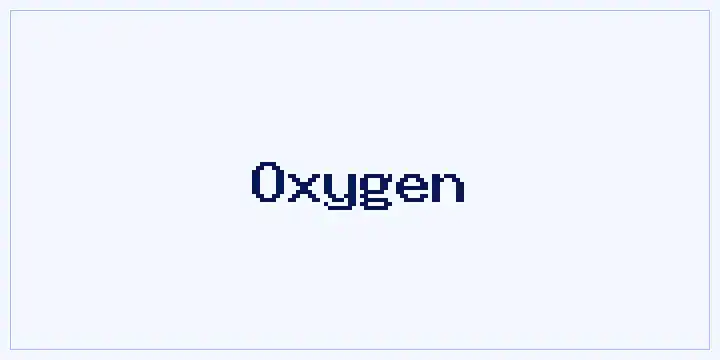 Oxygen font mockup