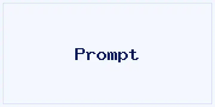 Prompt font mockup