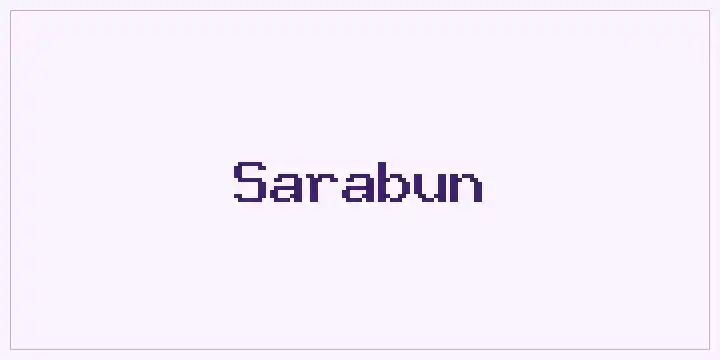 Sarabun font mockup