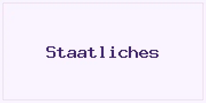 Staatliches font mockup