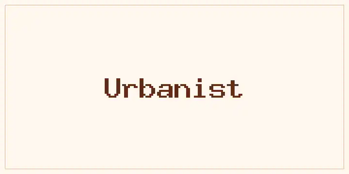 Urbanist font mockup