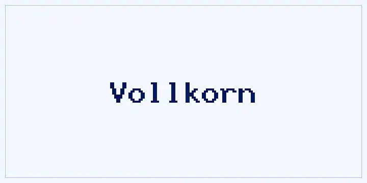 Vollkorn font mockup